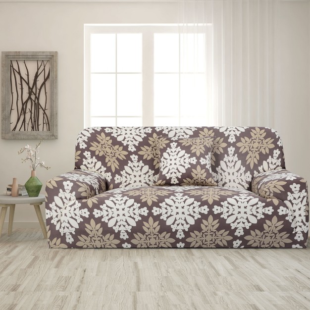 Piccocasa Printed Sofa Cover Stretch Couch Covers Sofa Slipcover For Cushion Couch Slipcovers With One Free Pillowcase