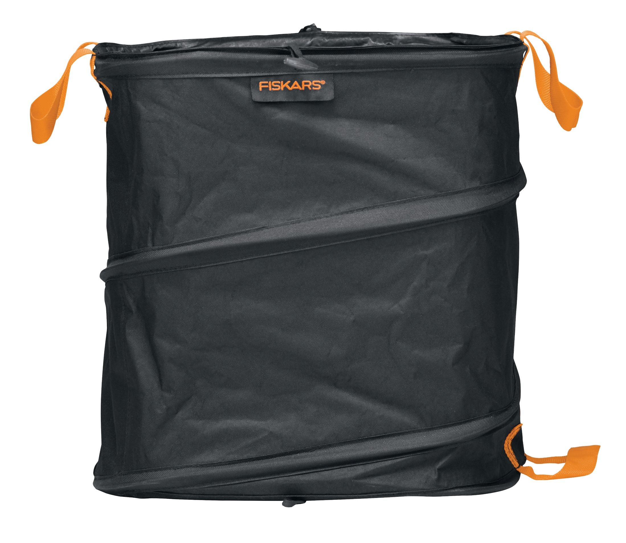 Fiskars 19 Gal Square Collapsible Gardening Bag, Tear-Resistent Material