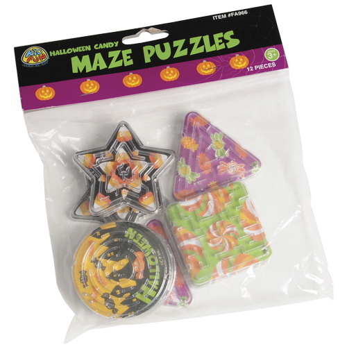 U.S. Toy FA966 Halloween Candy Maze Puzzles