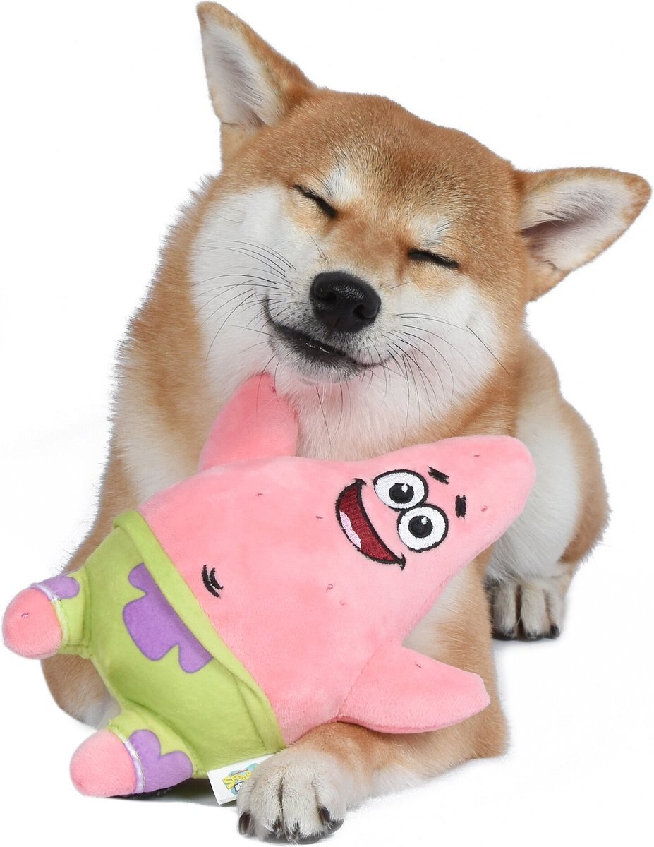 Fetch For Pets SpongeBob Patrick Squeaky Plush Dog Toy