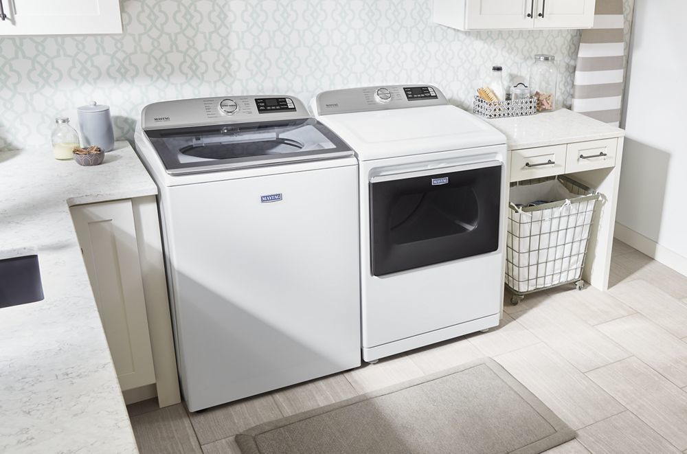 Maytag MVW7232HW Smart Capable Top Load Washer With Extra Power Button - 5.3 Cu. Ft.