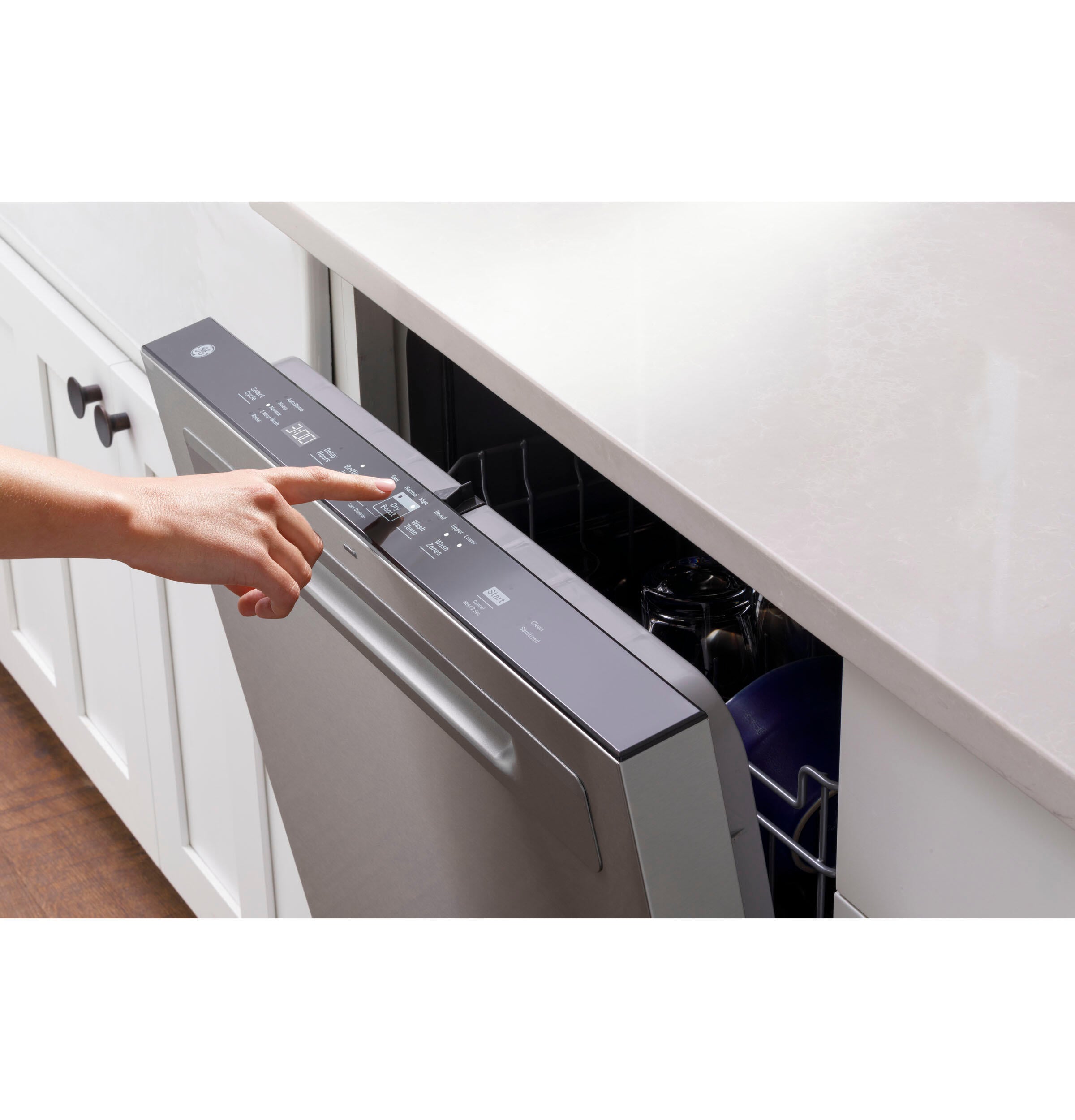 Ge Appliances GDP630PYRFS Ge® Top Control With Plastic Interior Dishwasher With Sanitize Cycle & Dry Boost