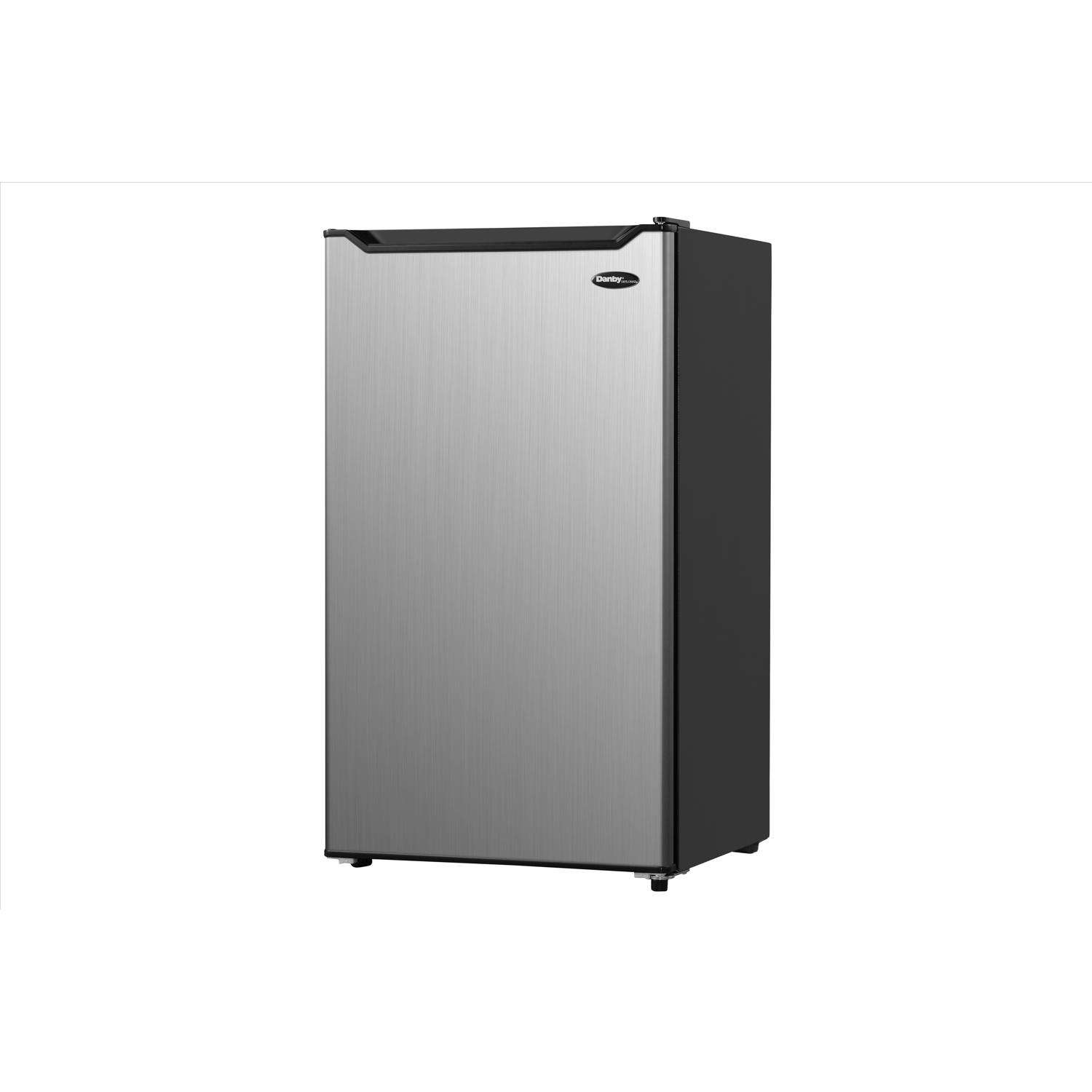 Danby Diplomat 4.4 ft Silver Stainless Steel Compact Refrigerator 115 W