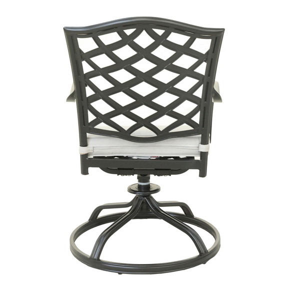 Dining Swivel Chair  Cast Silver  Set of 2 ABQ AHF...