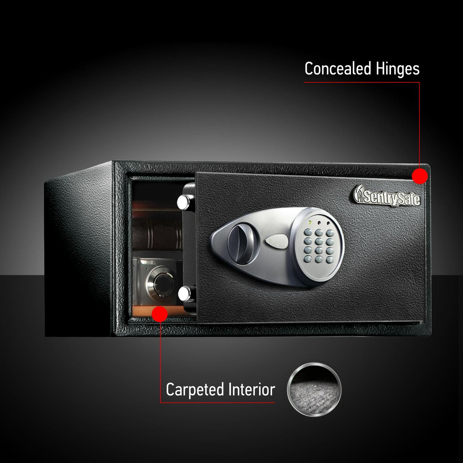 SentrySafe X105 Security Safe with Digital Keypad Lock， 1.0 cu. ft.