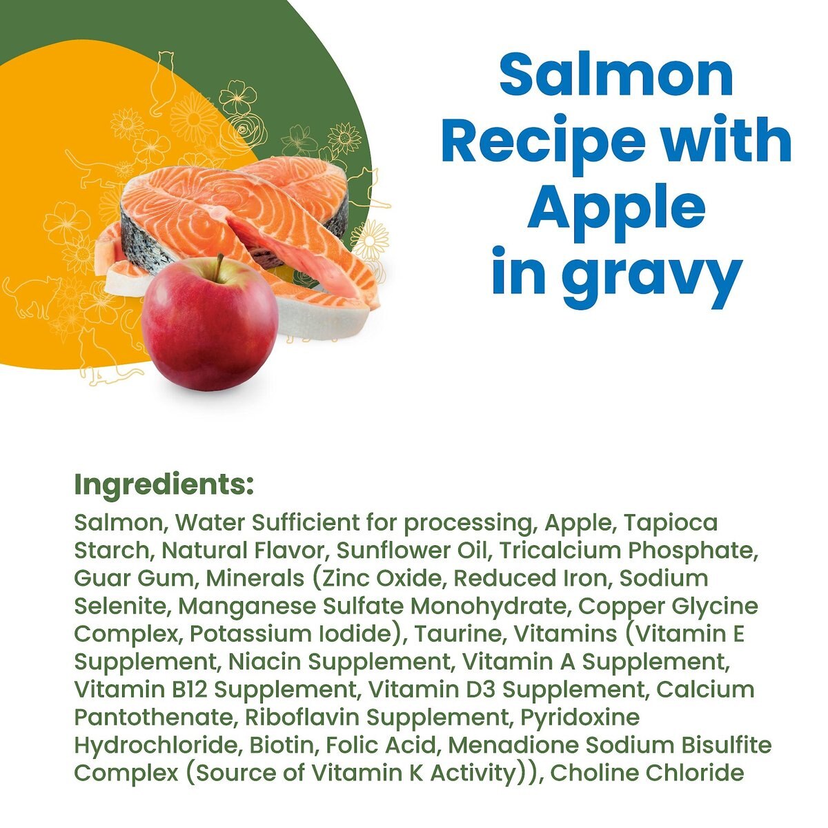 Almo Nature Complete Salmon Recipe with Apples Grain-Free Canned Cat Food