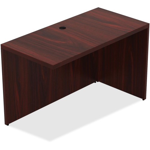 Lorell Chateau Series Mahogany Laminate Desking Return (34322)