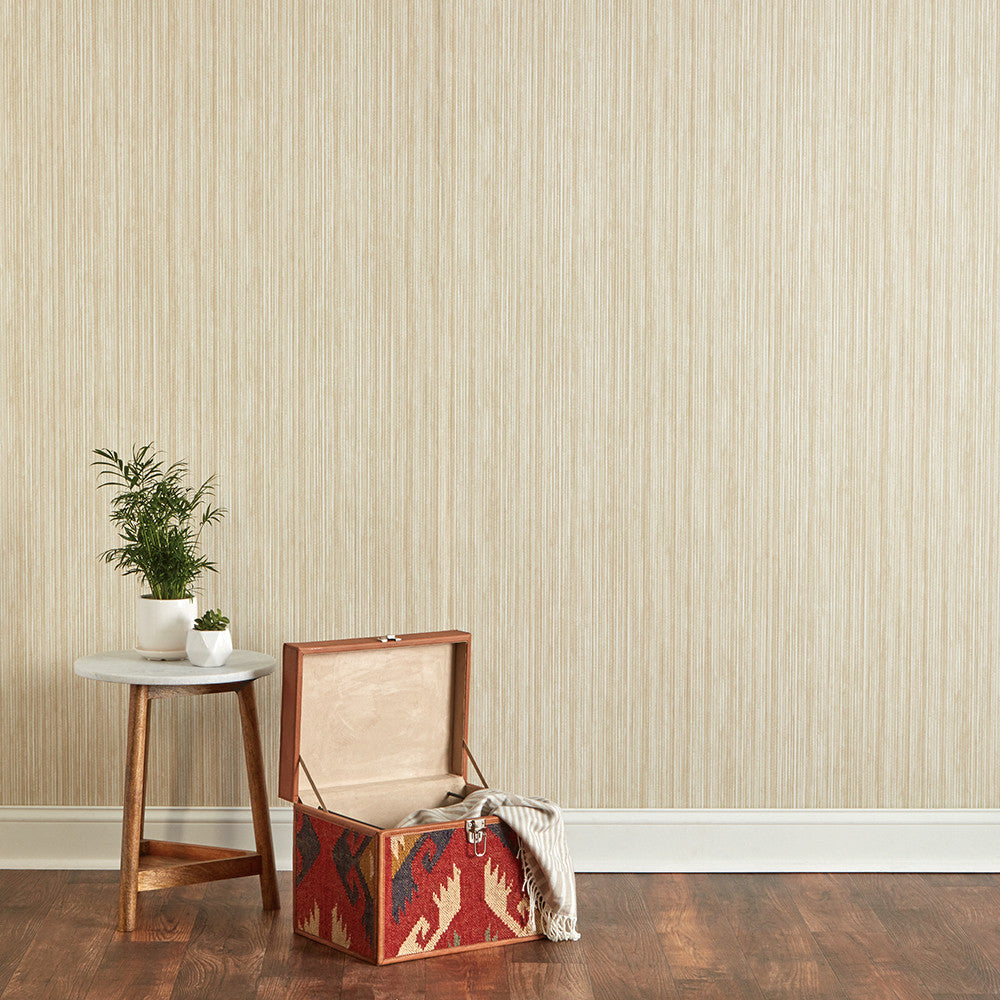 Grasscloth Peel & Stick Wallpaper in Sand