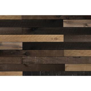 Weaber 12 in. x 4 in. x 4 ft. Weathered Hardwood Board (8-Piece) 27862