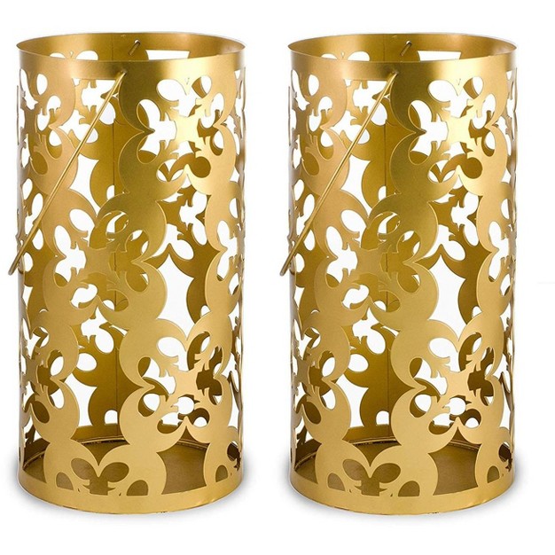 Seven20 Star Wars Gold Stamped Lantern Rebel Symbol 11 5 Inches Set Of 2