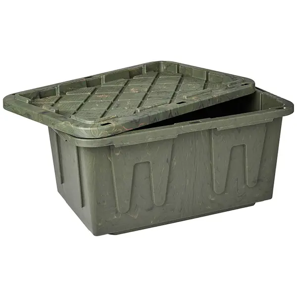 Homz 27 Gallon Durabilt Tough Storage Container