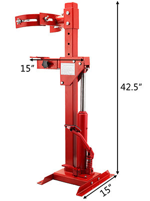 VEVOR 2.5 Ton Strut Spring Compressor Hydraulic Tool Auto Valve Spring Compressor 14Inch Coil Spring Compressor Set (2.5 Ton)