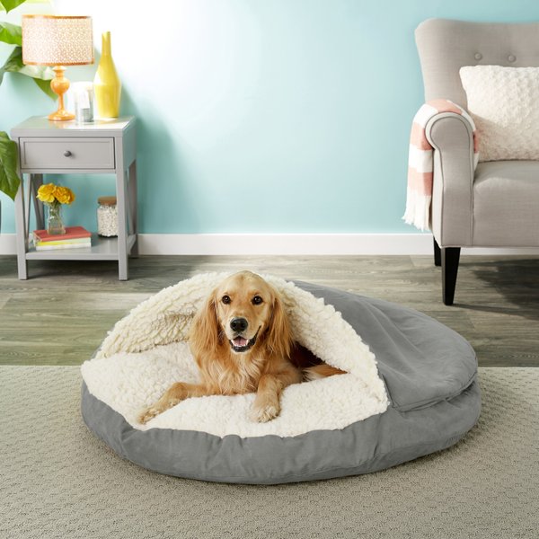 Snoozer Pet Products Luxury Cozy Cave Covered Cat and Dog Bed w/Removable Cover