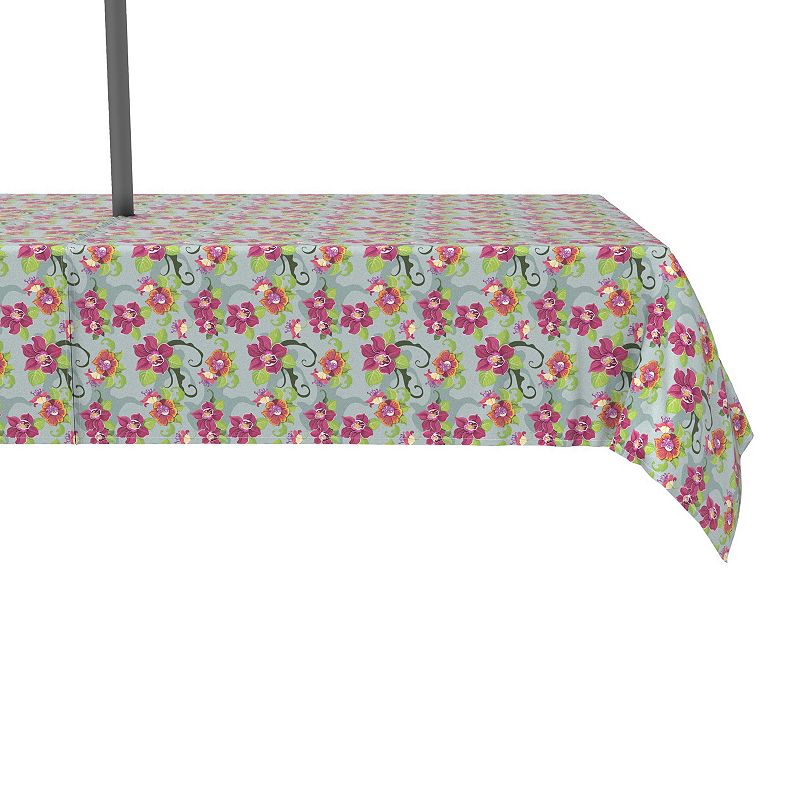 Water Repellent， Outdoor， 100% Polyester， 60x104， Tropical Flower Pattern