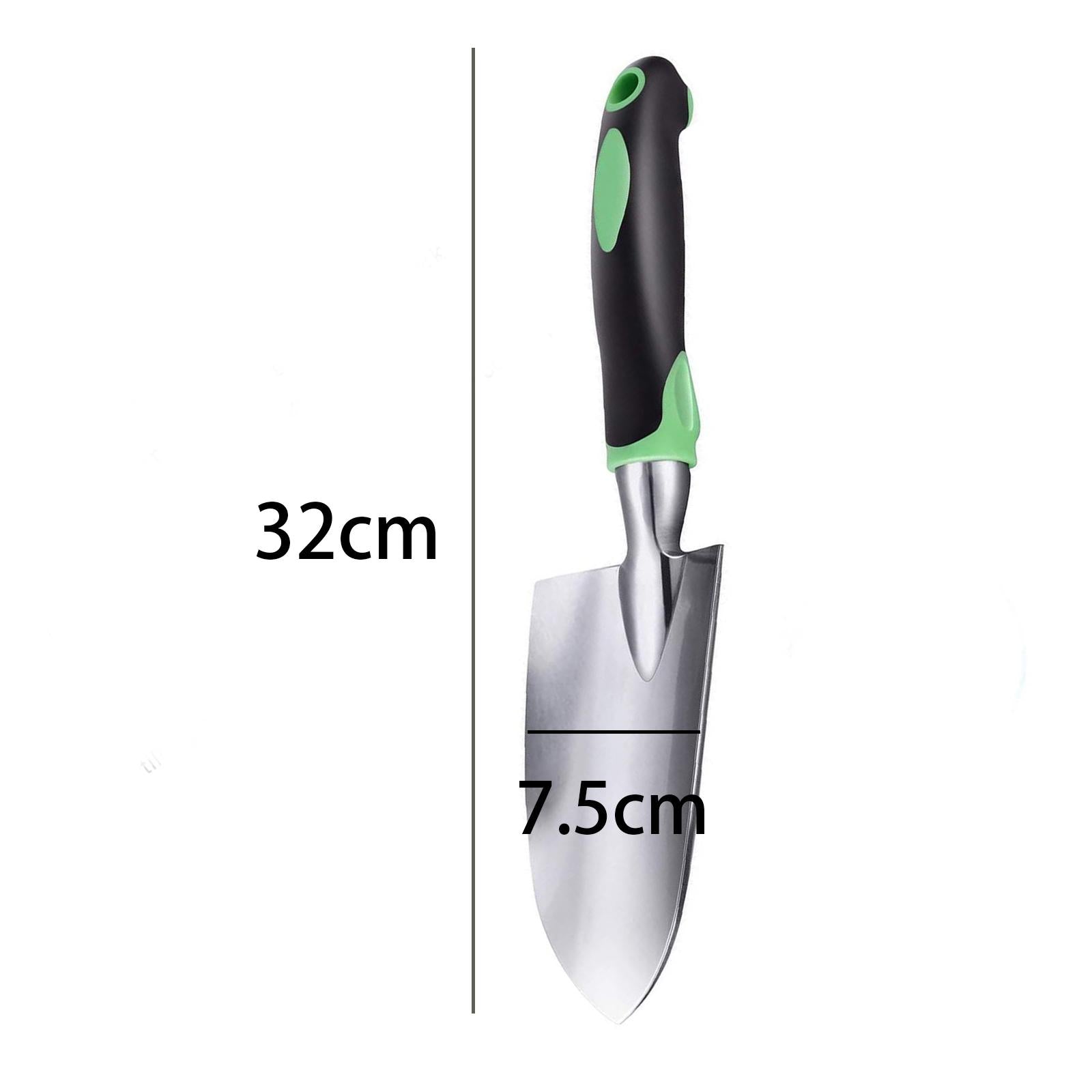 Garden Shovel Heavy Duty Supplies Sturdy Tools for Digging Aerating Weeding Green