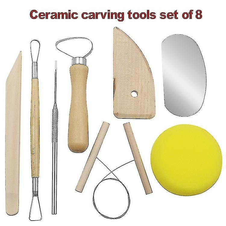 8pcs Ceramic Tools Clay Sculpting Set Clay Tools Clay Sculpting Tools