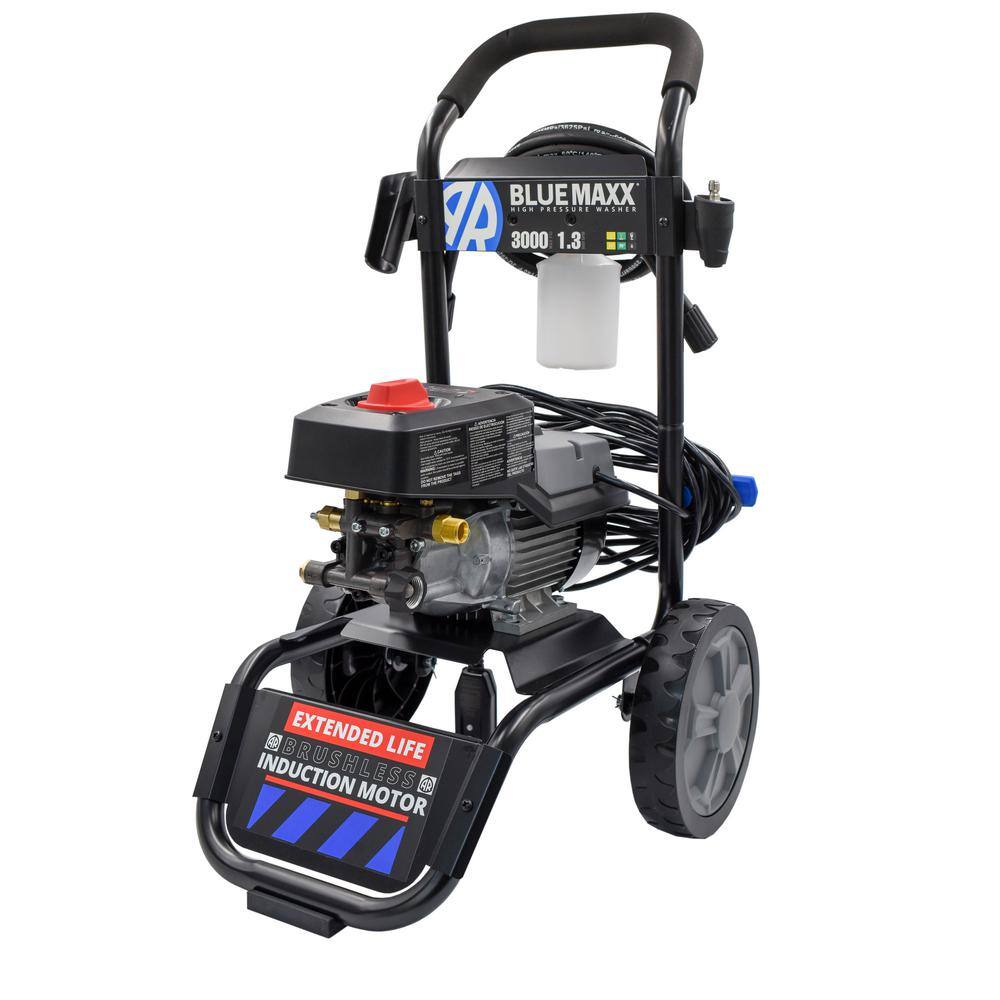 AR Blue Clean Maxx3000 3000 PSI 1.3 GPM Electric Induction Motor Pressure Washer Maxx3000