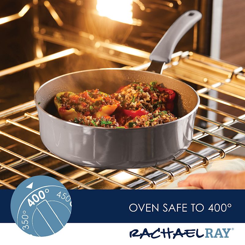 Rachael Ray Cook + Create 3-qt. Aluminum Nonstick Sauté Pan with Lid