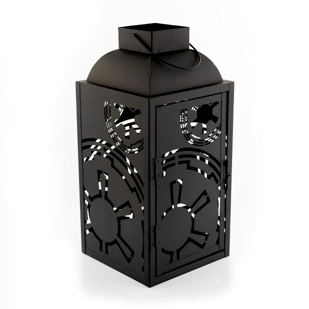 Seven20 Star Wars Black Stamped Lantern Empire Imperial Symbol 14 Inches Tall