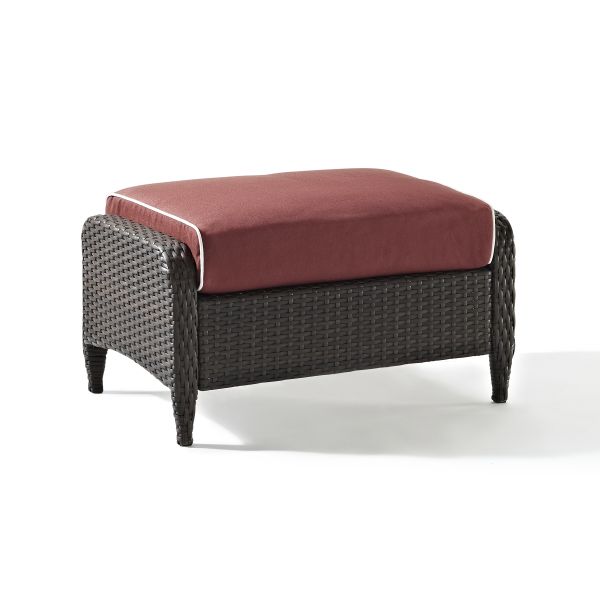 Kiawah Outdoor Wicker Ottoman