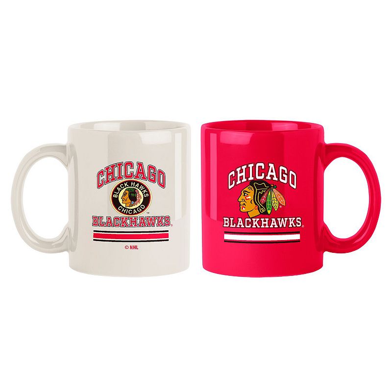 Chicago Blackhawks 15oz. Color Mug 2-Pack Set