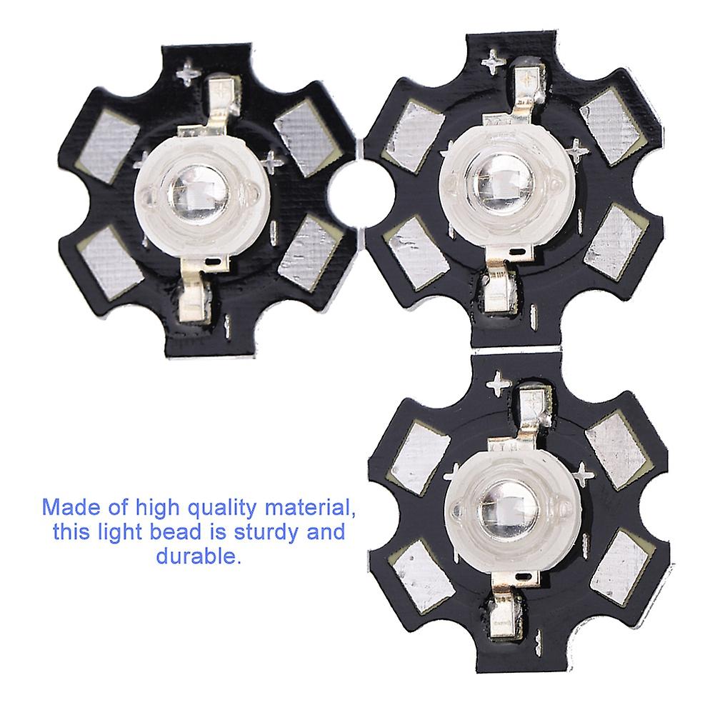 25 Pcs Led Bead Chips 3w High Power Led Chip Bulb With Aluminum Plate Led Lamp Beads Replacement Kit For Diy Lighting Fixtures Light Emitter Component