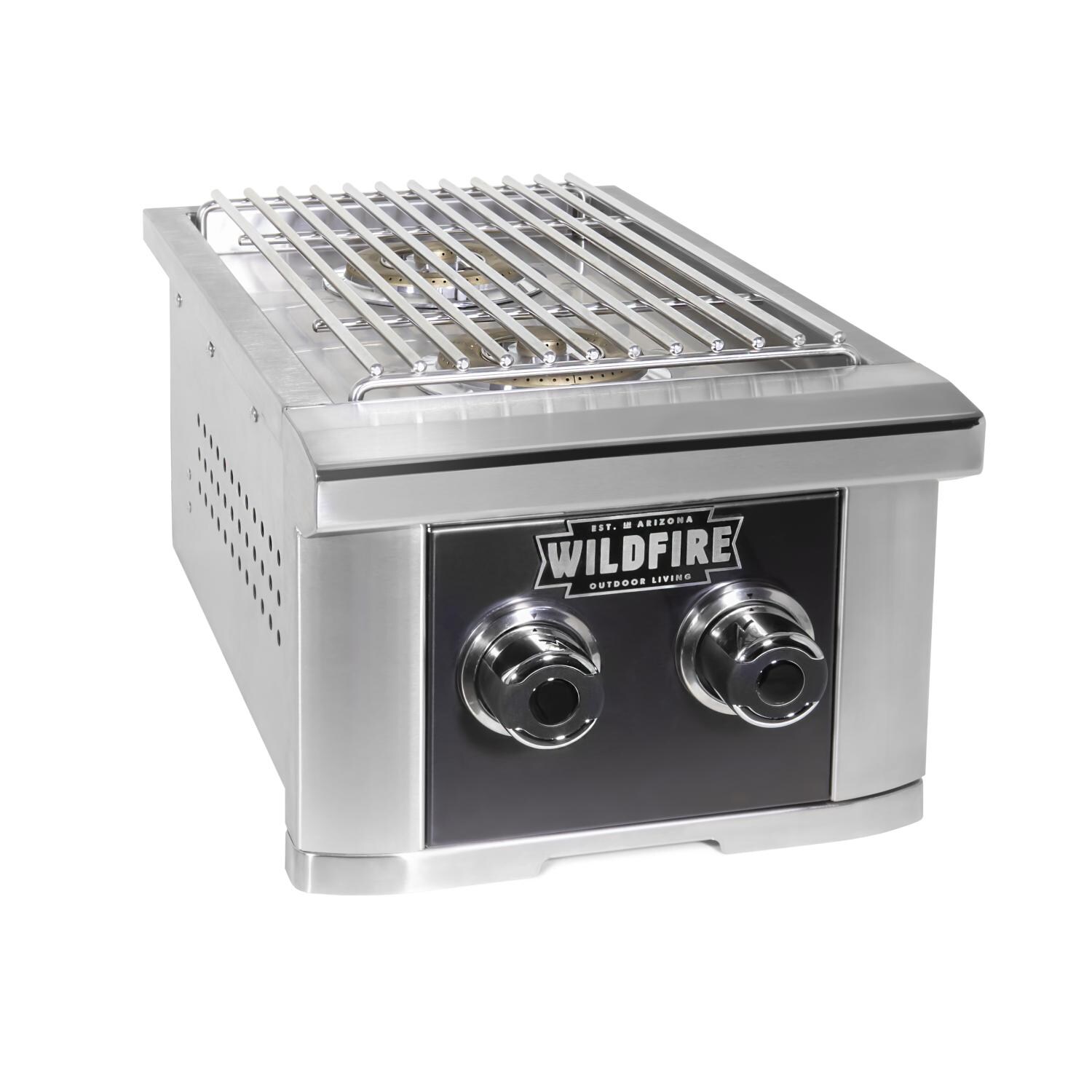 Wildfire Ranch Black 304 SS Propane Double Side Burner