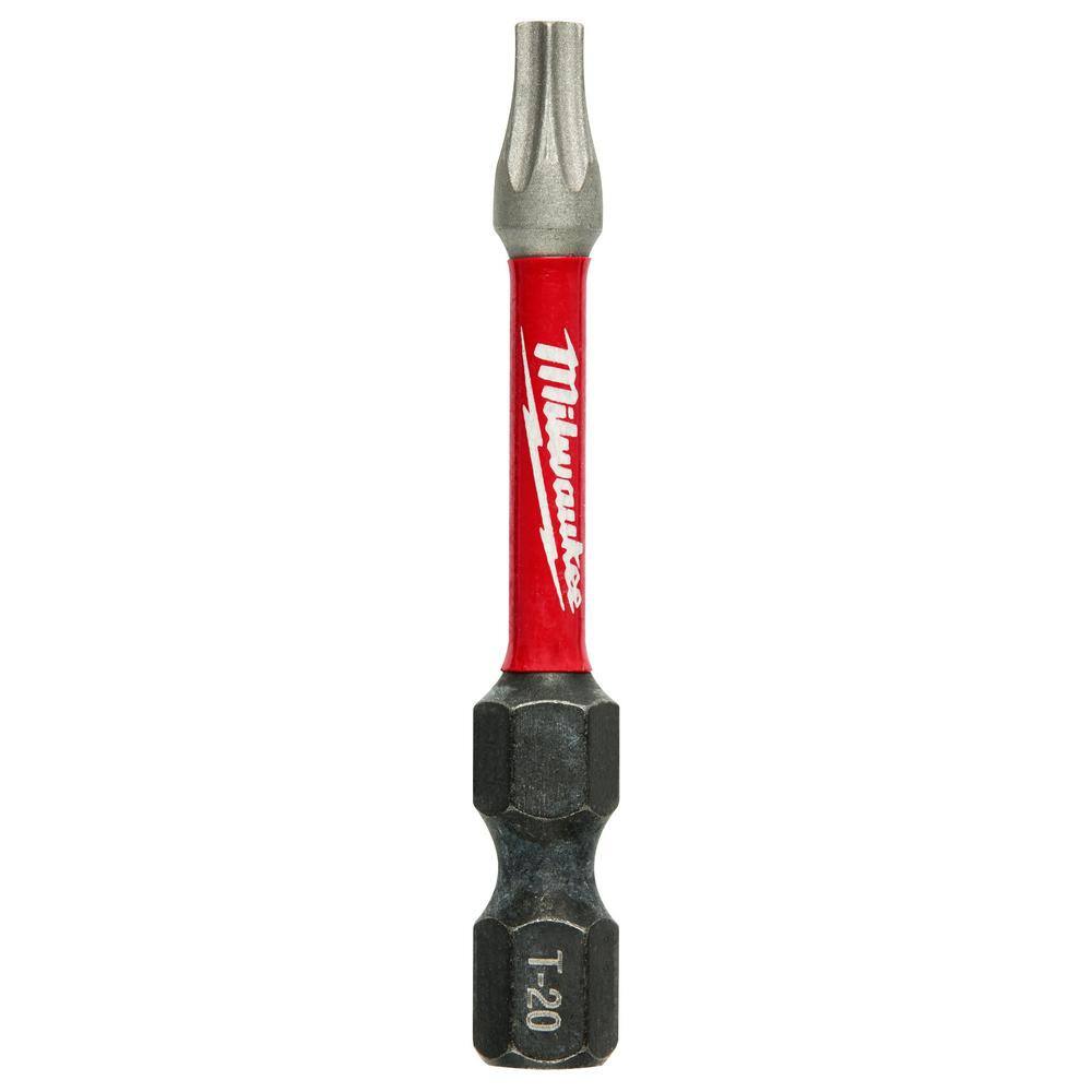 MW SHOCKWAVE Impact Duty 2 in. T20 Torx Alloy Steel Screw Driver Bit (5-Pack) 48-32-4684