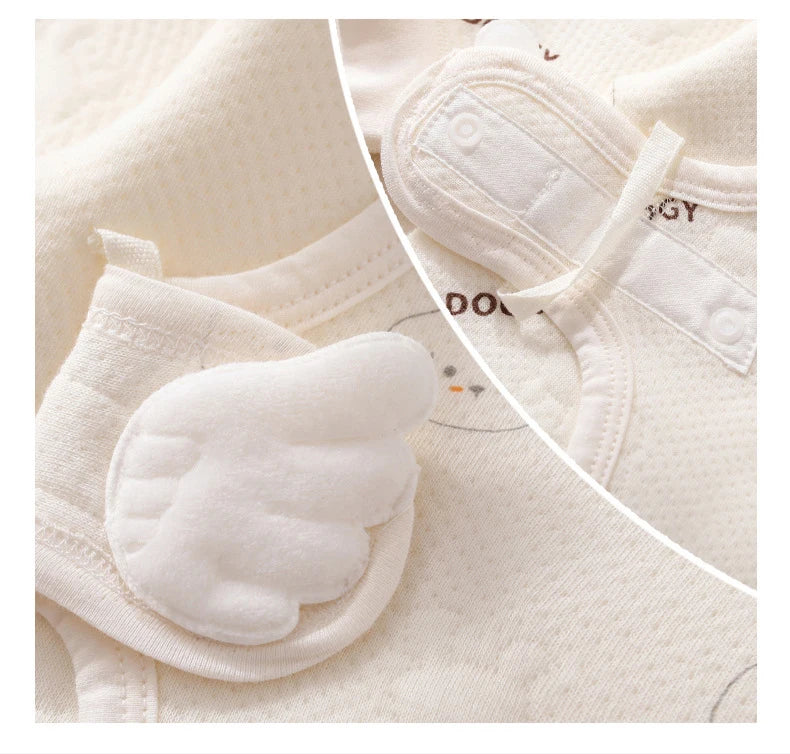 AYNIGIELL Spring Autumn 0-6 Months Baby Rompers 100% cotton Newborn baby girls boys Clothes of Long Seeve Infant Clothing