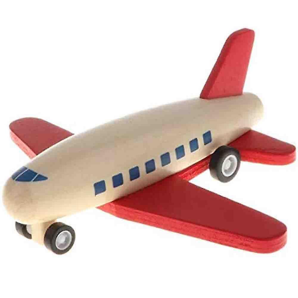 Miman Wooden Pull Back Airplane Friction Powered Toy Kids Preschool Imaginative Play Toy | Fruugo Pt