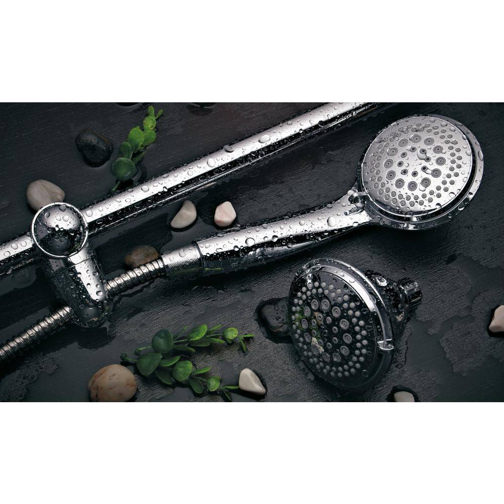 Dream Spa 36-spray 4 in. Dual Shower Head and Handheld Shower Head with Body spray in Chrome 1456