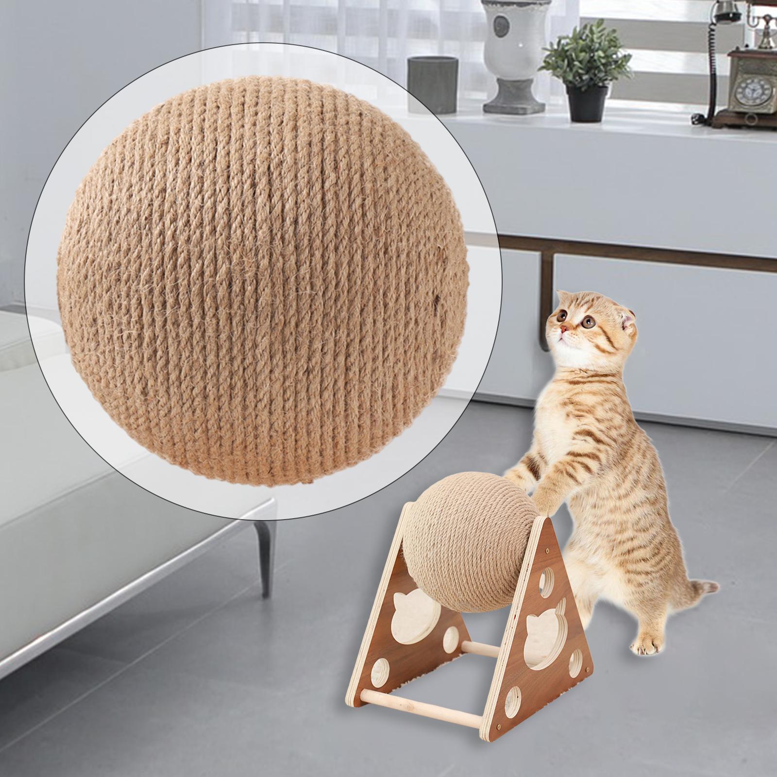 Stable Cat Scratching Ball Scratching Ball Natural Sisal Grinding Claw 6.30inch