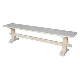 International Concepts Unfinished Bench KBE-72