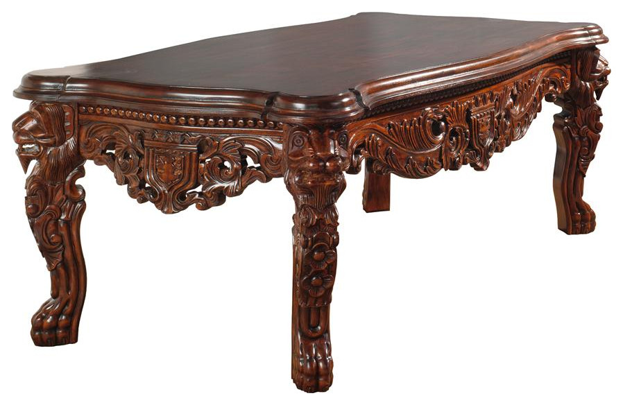 Grand Hall Lion Leg Coffee Table   Victorian   Coffee Tables   by Design Toscano  Houzz