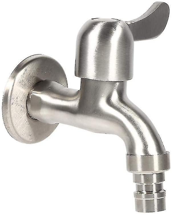 Garden Faucet 304 Stainless Steel Outside Wall Mounted Water Faucet Heavy Duty Durable In Use(g 1/2'' )