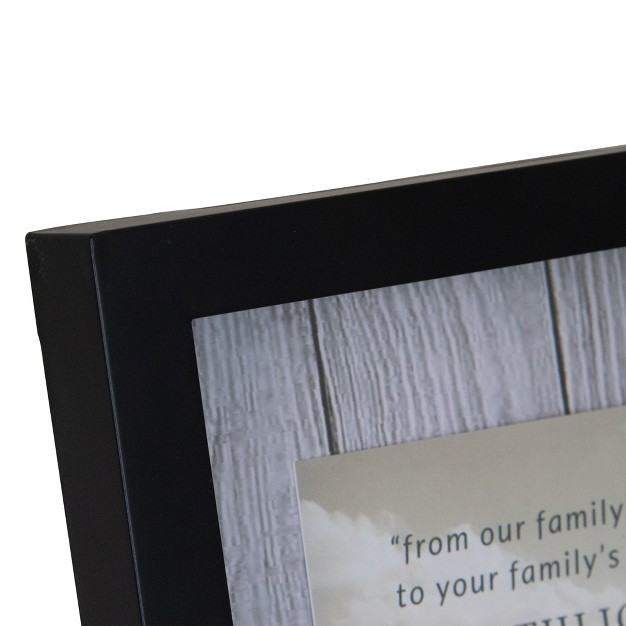 Classical Rectangular 8 quot X 10 quot Photo Picture Frame With Clip Black And White