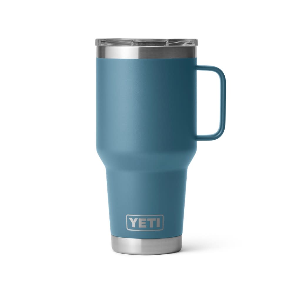 Yeti Rambler 30oz Travel Mug with Stronghold Lid Nordic Blue