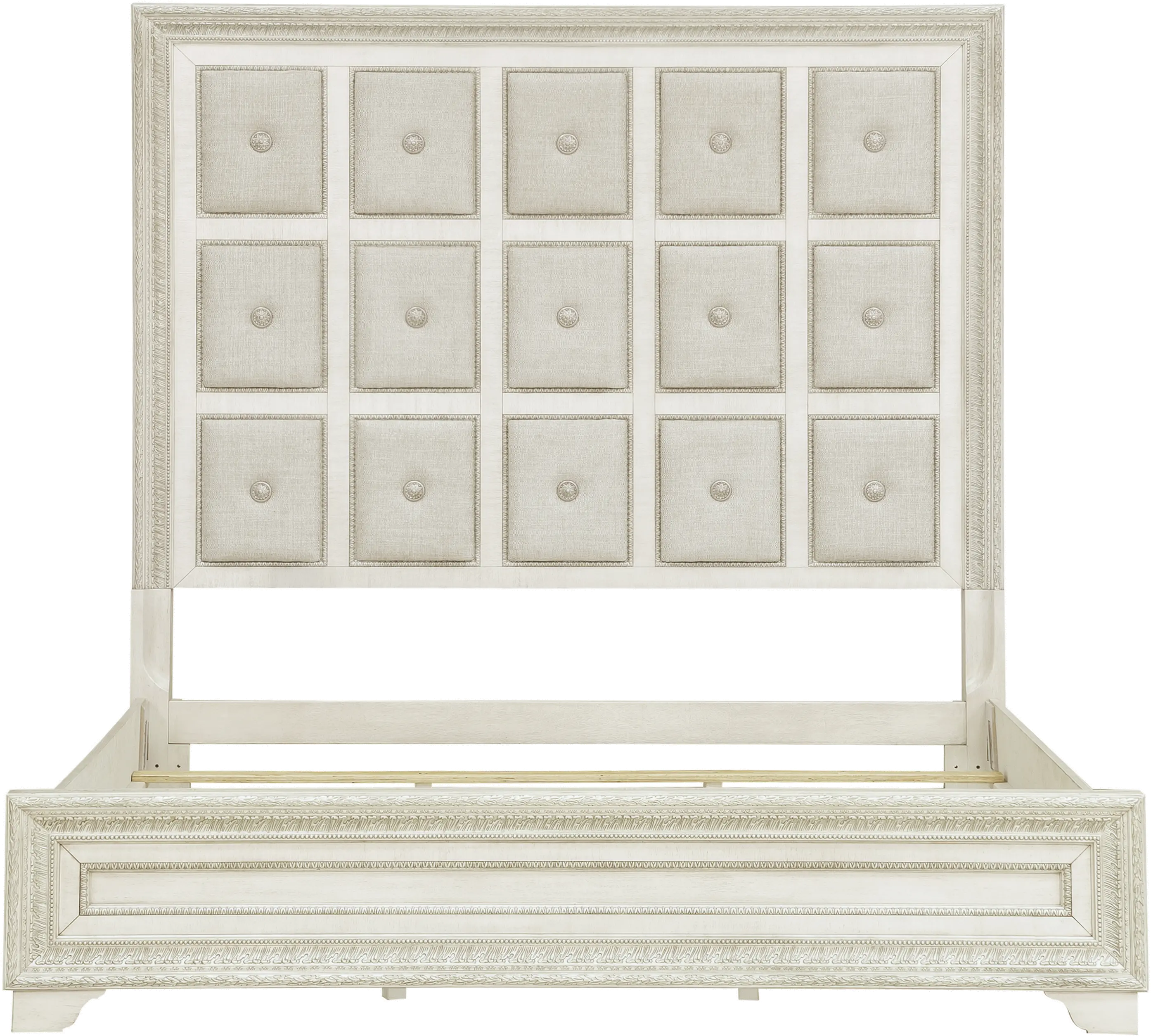 Camila Pearl White Queen Bed