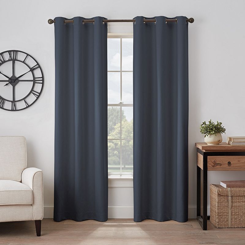 eclipse Gabriella Absolute Zero 100% Blackout 1-Panel Window Curtain