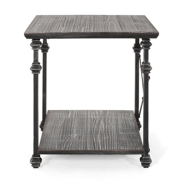 Morell Modern Industrial End Table by Christopher Knight Home - 23.60