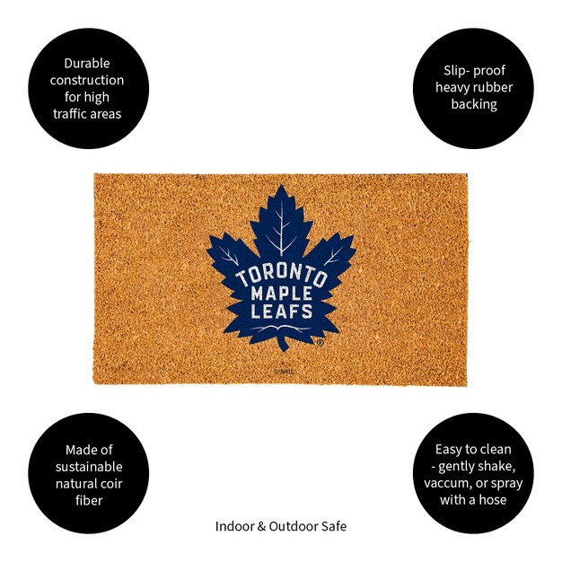 Coir Mat 16 quot x28 quot Toronto Maple Leafs