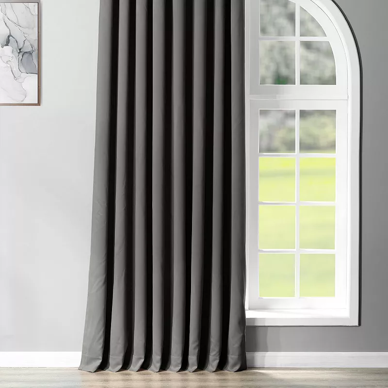 EFF Blackout 1-Panel Grommet Doublewide Window Curtain