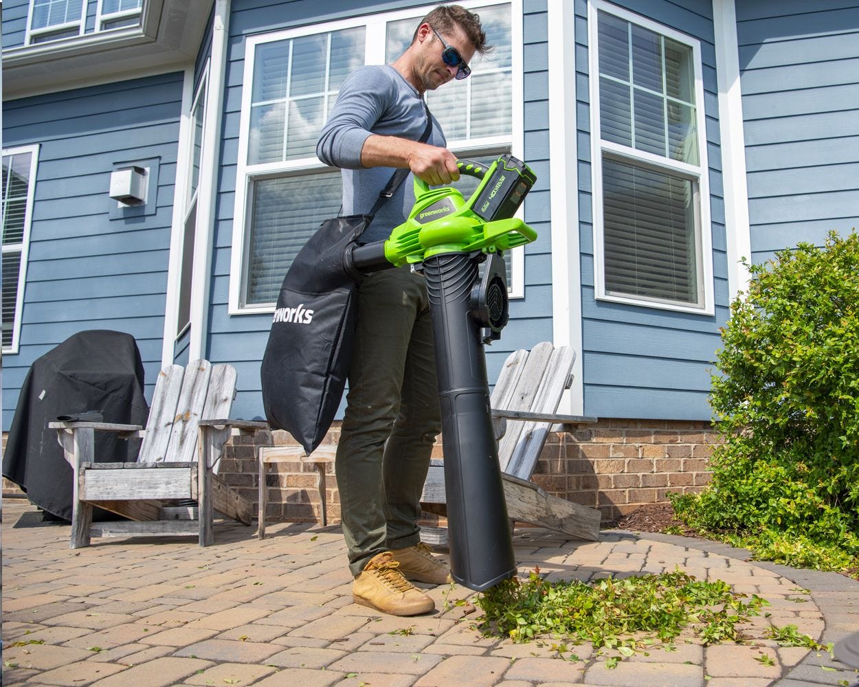 40V Cordless Leaf Blower/ Vacuum  Battery | Greenworks Tools