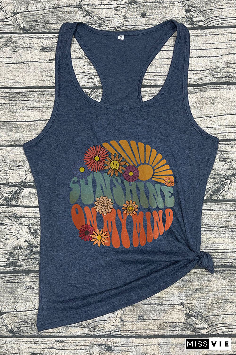 Vintage Sunshine Graphic Tank Top