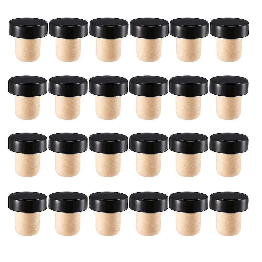 24pcs T-shaped Stopper Reusable Wine Cork Bottle Stopper Sealing Plug Bottle Cap For Wine Beer Bott