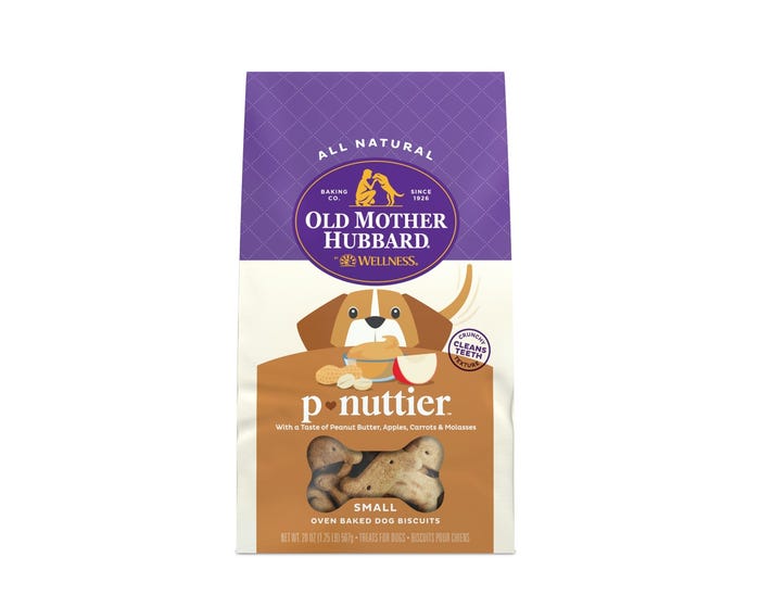 Old Mother Hubbard Classic P-nuttier Small Dog Biscuits， 20 oz. Bag