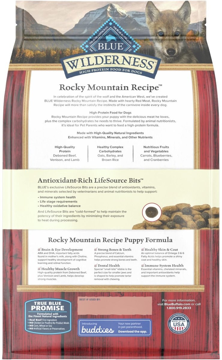 Blue Buffalo Wilderness RMR Red Meat Puppy Dry Dog Food