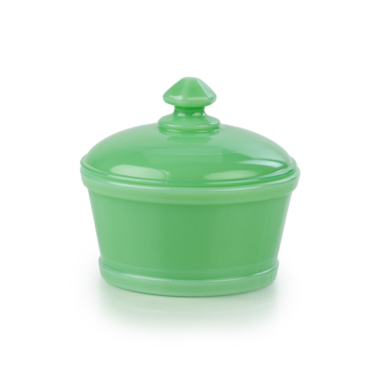 Mosser Glass Butter Tub | Jade