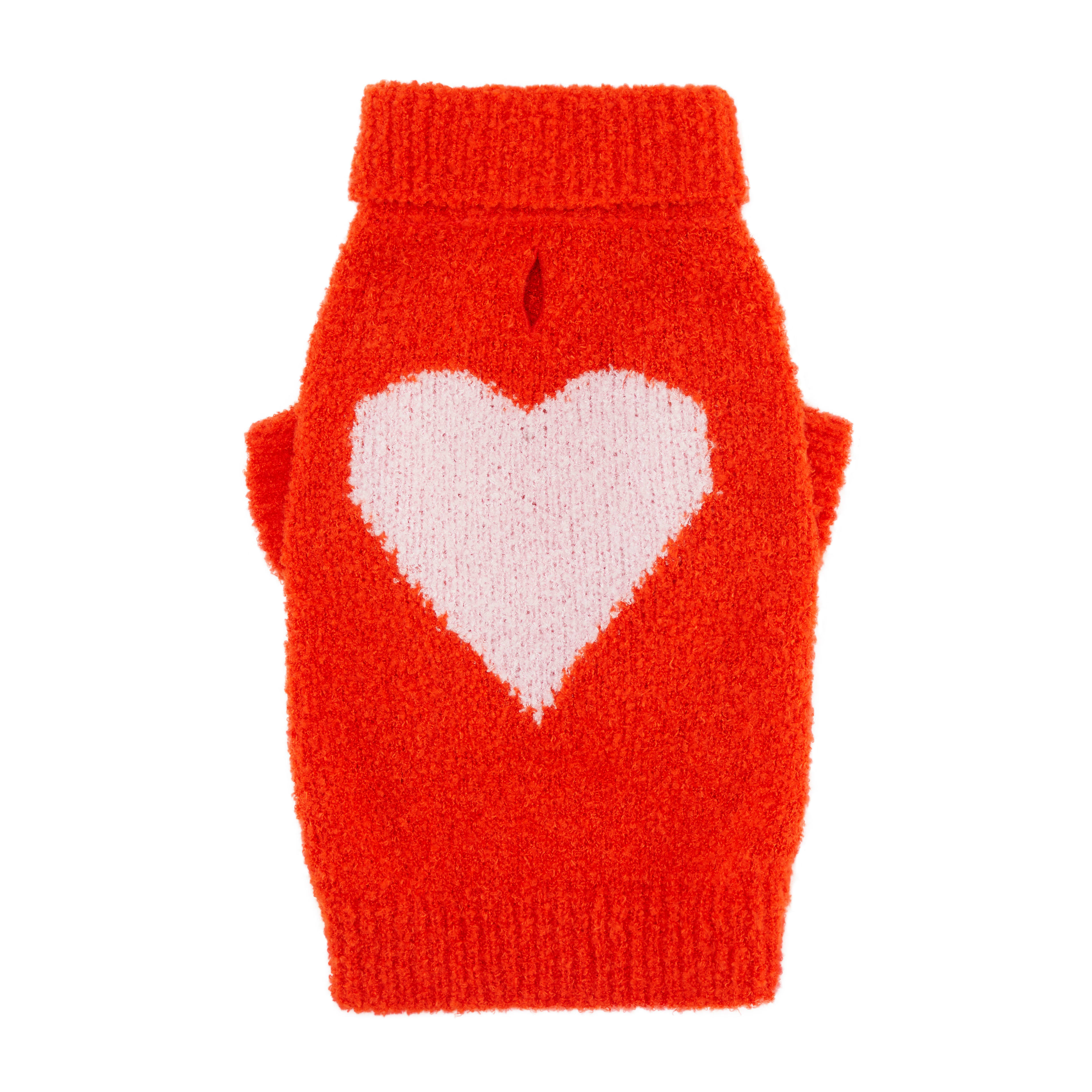 YOULY The Lover Heart Knit Dog Sweater， 3X-Large