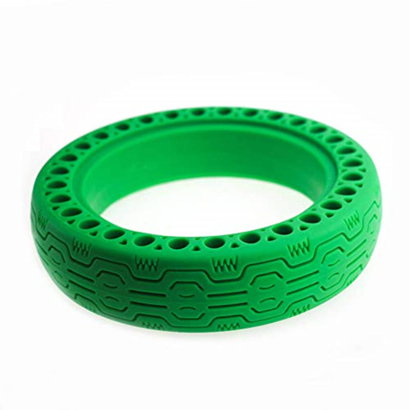 2020 hot sale 8.5inch Durable Anti Explosion Colorful Tire Tubeless Solid Hollow Rubber Tire For M365 Electric scooter